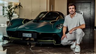 Fernando Alonso gets his Aston Martin hypercar, laughs at report it broke down