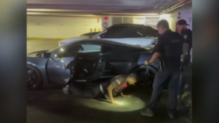 Would-be car thief gets stuck in Corvette, caught by owner