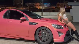 Pink HSV Maloo injures influencer in TikTok trend gone wrong