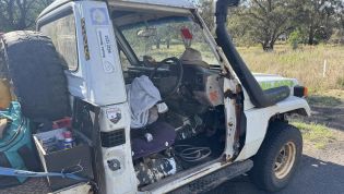 Police fine man with unique Toyota LandCruiser cooling solution