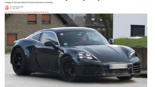 Porsche Cayman EV spied as electric relaunch nears