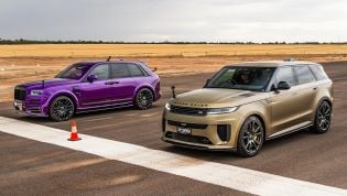 2025 Range Rover Sport SV vs Rolls-Royce Cullinan drag race