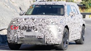 Baby Land Rover Defender spied with electric drivetrain