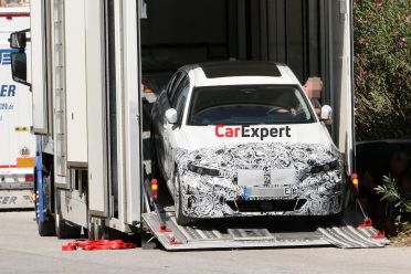 BMW 3 Series EV spied