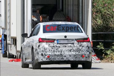 BMW 3 Series EV spied