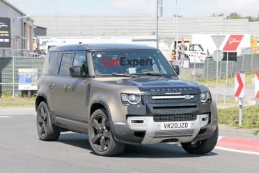 2021 Land Rover Defender V8 spied