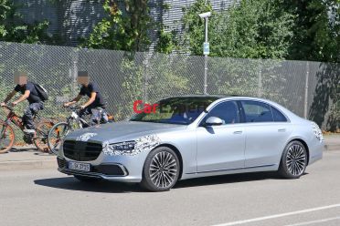 2021 Mercedes-Benz S-Class spied almost entirely undisguised