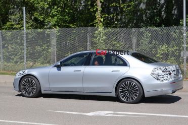 2021 Mercedes-Benz S-Class spied almost entirely undisguised
