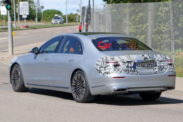 2021 Mercedes-Benz S-Class spied almost entirely undisguised