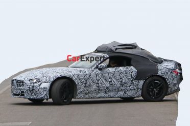 Mercedes-Benz SL spied with soft top, AMG GT design cues