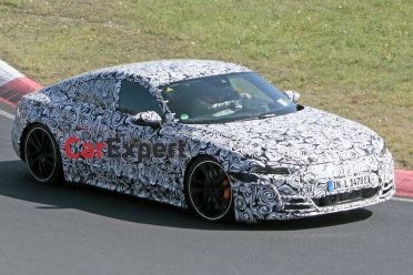 2022 Audi e-tron GT spied at the Nürburgring