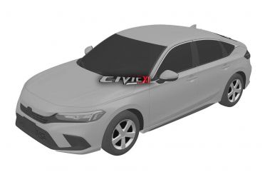 2022 Honda Civic hatch spied