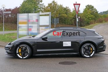 2022 Porsche Taycan Cross Turismo spied looking production-ready