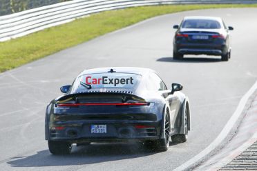 Porsche 911 high-riding prototype spied