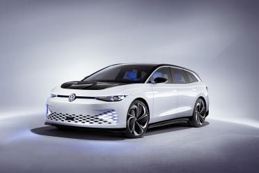 2023 Volkswagen Aero B electric sedan spied