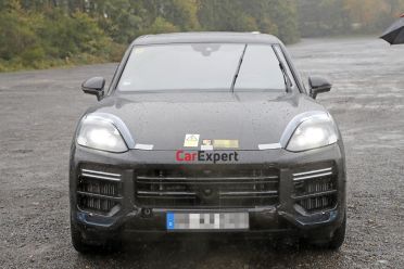 2022 Porsche Cayenne facelift spied