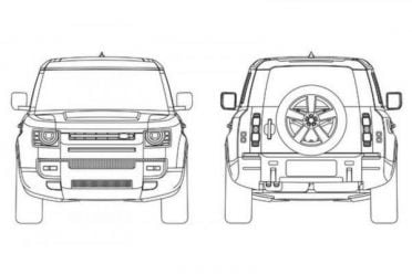 2022 Land Rover Defender 130 revealed in patent images