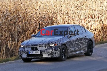 2024 BMW M5 PHEV spied with less camouflage