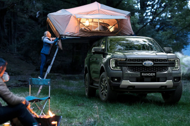 2022 Ford Ranger pictured wearing accessories