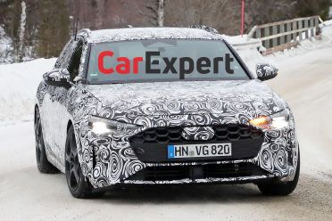 2023 Audi RS4 PHEV mule spied
