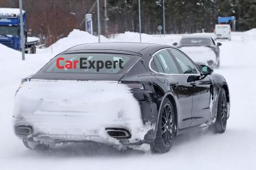 Next-generation Porsche Panamera spied