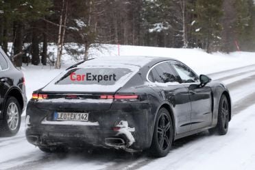 Next-generation Porsche Panamera spied