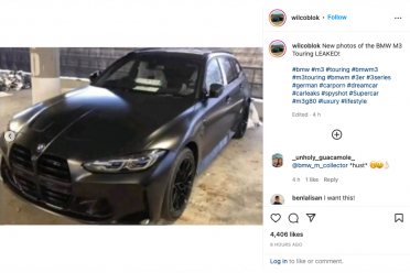 2023 BMW M3 Touring leaked