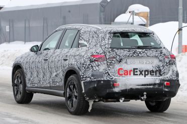 2023 Mercedes-Benz GLC spied without camouflage