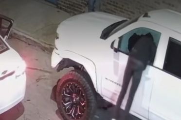 Car owner dishes out vigilante justice to a would-be thief with a flash bang