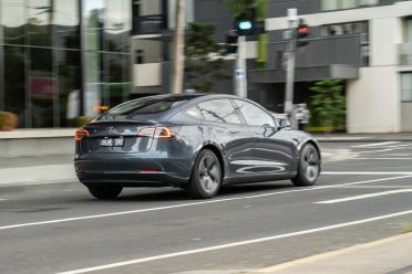 Tesla Model 3 update spied