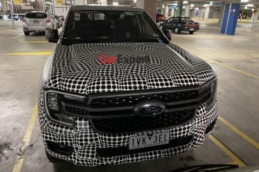 2023 Ford Ranger spied with extended tray