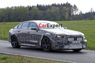 2024 BMW M5 hybrid spied