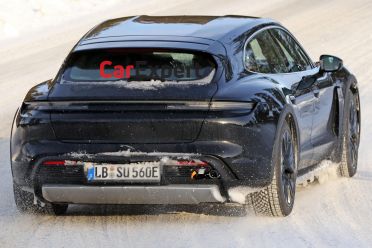 2024 Porsche Taycan facelift spied