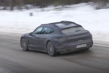 Porsche Taycan's new look spied, more power rumoured