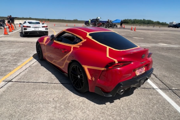Rented Toyota Supra used to set land speed record by teacher, teacher then busted by social media