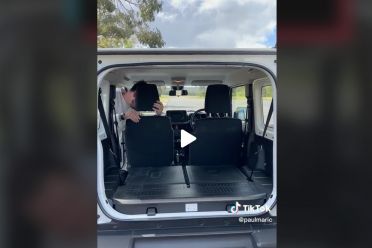 How the Suzuki Jimny turns into a bed within 30 seconds