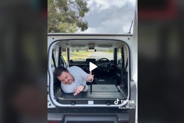 TikToker Paul Maric turns small SUV into a...double bed?!