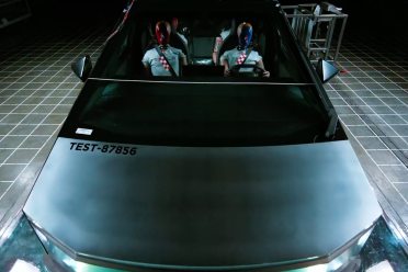 World's least dramatic crash video teases Tesla Cybertruck