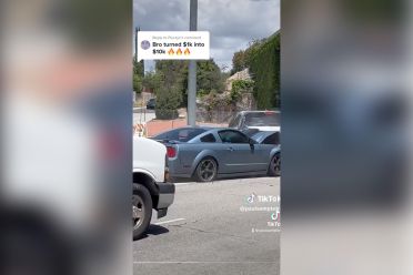 Mustang driver takes out four vehicles in road rage incident