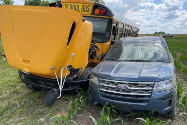 Stolen bus goes looking for The Children of the Corn
