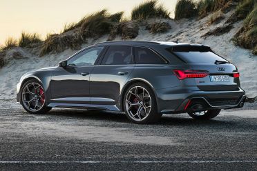 Audi's RS6 e-tron super sedan snapped