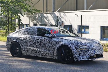 Audi's RS6 e-tron super sedan snapped