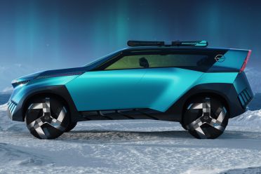 Nissan electric SUV concept has gullwing doors, trick tailgate