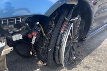 Fugitive stopped by his car’s own tangled wiring