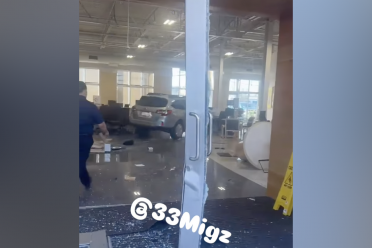 Another Subaru Outback driver intentionally crashes into a dealership