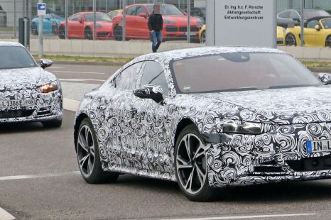 2021 Audi e-tron GT spied