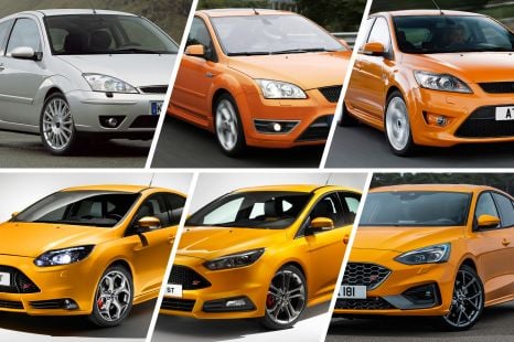 Ford Focus ST through the generations