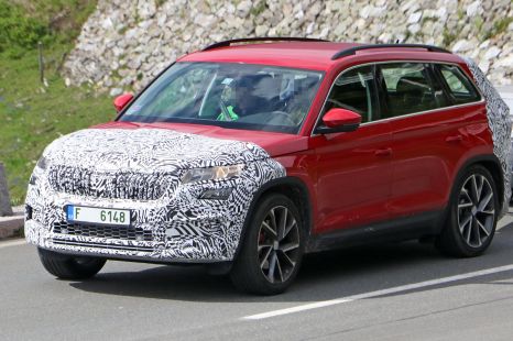 2021 Skoda Kodiaq RS spied