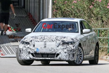 BMW 3 Series EV spied