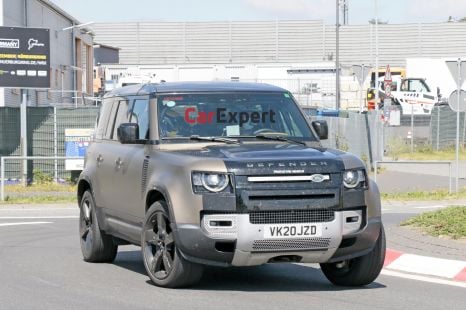 2021 Land Rover Defender V8 spied